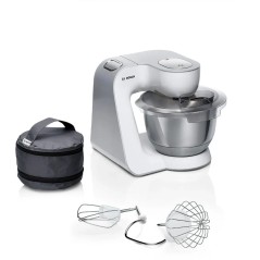 "Bosch Serie 4 MUM58200 Kitchen Machine 39L - 1000W Powerful Performance in Sleek White"